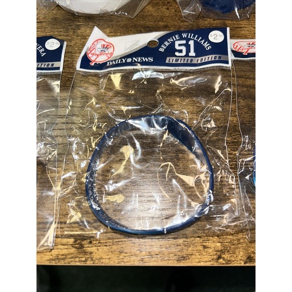 New York Yankees Daily News Silicone Wristband Bracelet Variety of 7 Bands - Picture 7 of 16